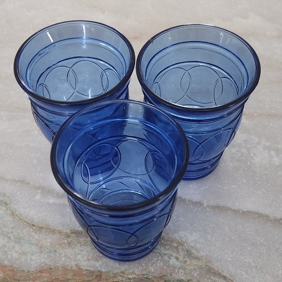 3 Vintage Juice/Shot Glasses - Picture 4 of 12
